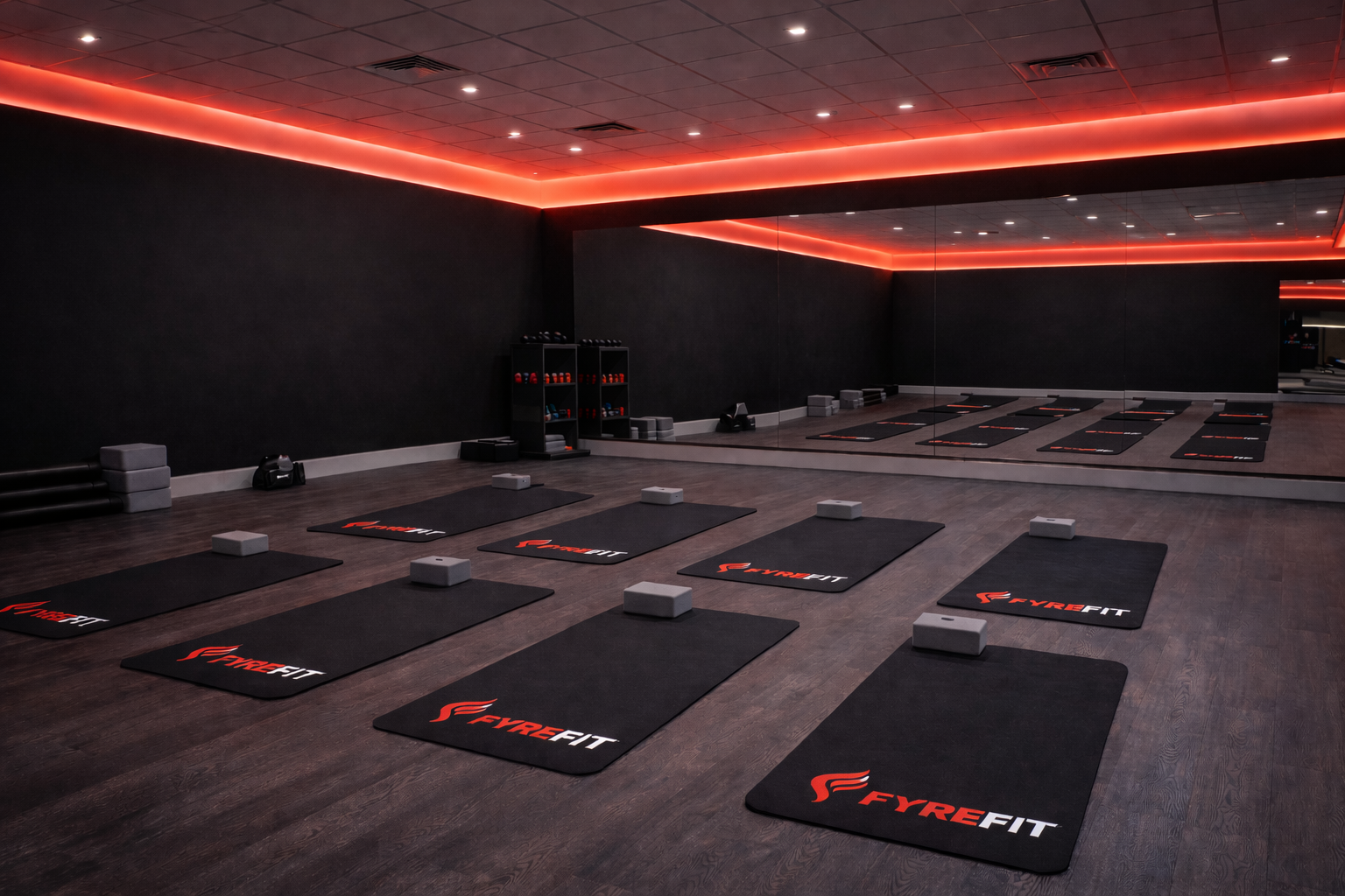 Hero — a trainer leading a session, editorial